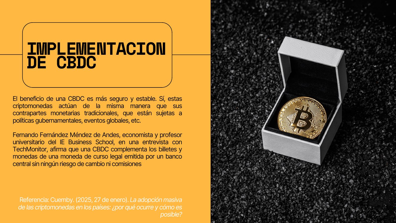 Diapositiva 11 de 14. Implementación de CBDC: beneficios.
